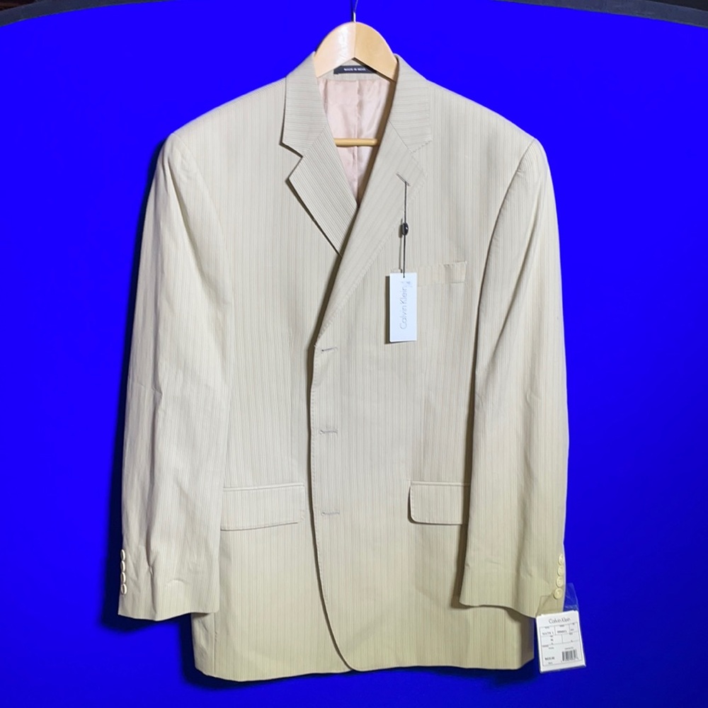 NWT - Calvin Klein Beige Sport Jacket 44R
